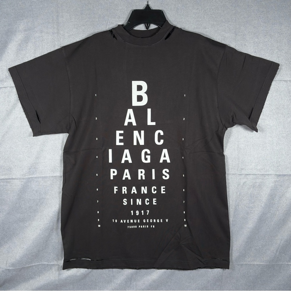 Balenciaga Oversized Graphic Tee “Optical” Size XS